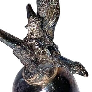 New England Collectors Society Mother Goose Silver Plate Bell Nursery Rhyme